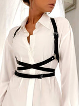 Leather Chest Harness Belt For Women Gothic Suspender Woman Harness Suitable For Everyday Wear Women's Sexy Accessories