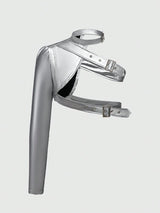 ROMWE Grunge Punk Women Short Asymmetric One Shoulder Adjustable Button Solid Color Faux Leather Jacket