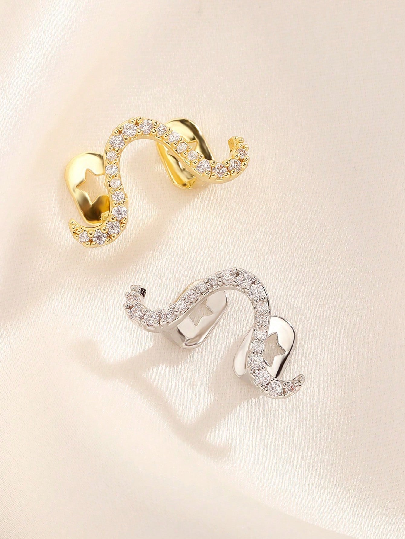 1pc Metallic Smooth/Copper Micro-Inlaid Zirconia Hip Hop Tooth Jewelry, Unisex Decoration For Halloween And Festivals