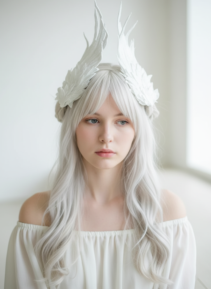 2pcs Elegant Black Angel Wings Hair Clips - Glossy Feather Design, Suitable For Cosplay, Halloween And Party Photo Props, Black Swan, Photo Decoration