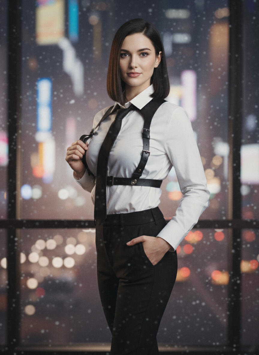 PU Leather Harness Waist Belt, Punk Harness Belts ,Dresses Party Accessories Leather Harness Belt